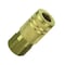 Lubrimatic Amflo Brass 1/4 in. I/M Style Coupler 3/8 in. Female 1 pc C20-23B - alternate 2